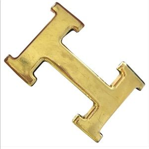 Hermès Gold Constance 38mm Belt buckle